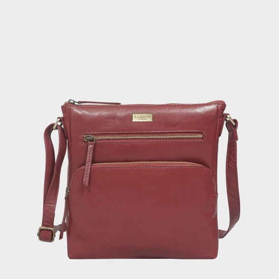 'AGATHA' Real Leather Crossbody Bag - Image 1