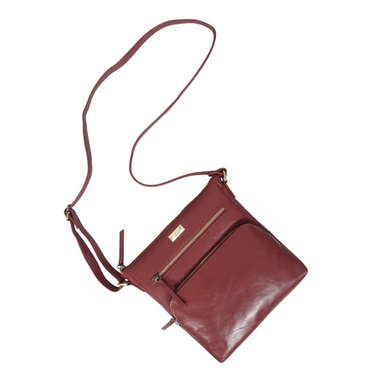 'AGATHA' Real Leather Crossbody Bag - Image 4