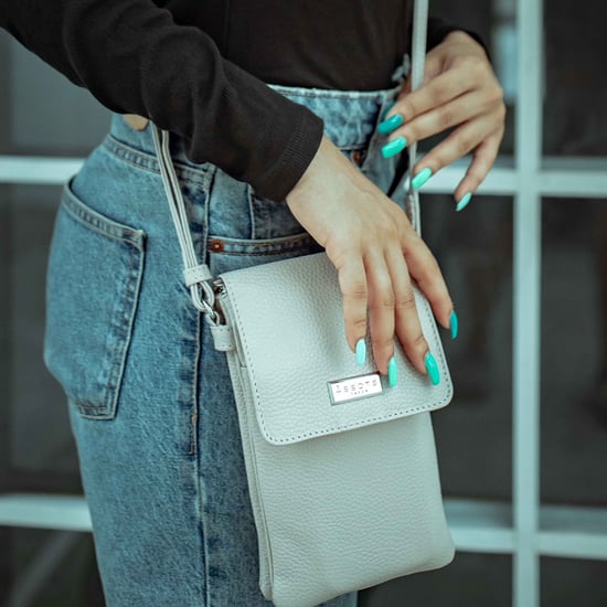 'MARIA' Full Grain Real Leather Crossbody Phone Bag - Image 2