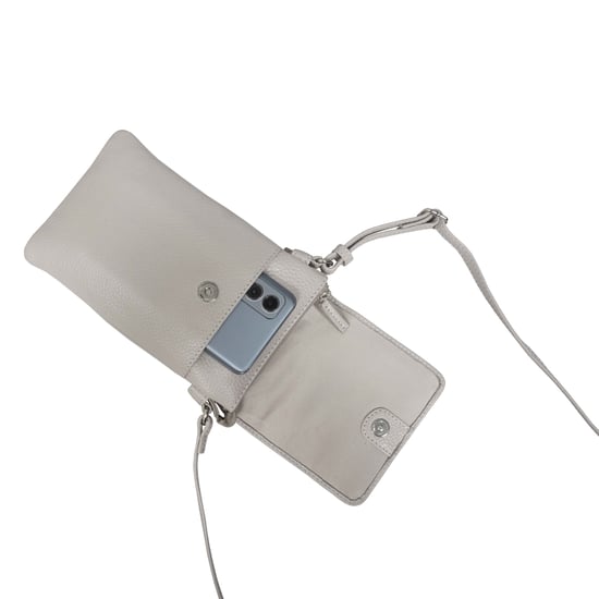 'MARIA' Full Grain Real Leather Crossbody Phone Bag - Image 5