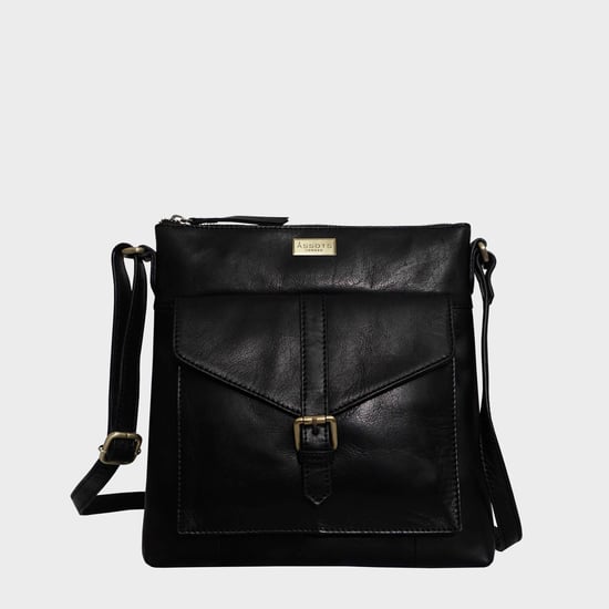'HOXTON' Vintage Real Leather Crossbody Sling Bag - Image 1