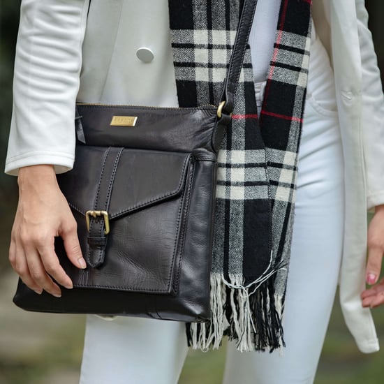 'HOXTON' Vintage Real Leather Crossbody Sling Bag - Image 2