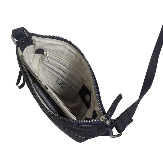 RUE' Soft Pebble Grain Leather Crossbody Bag - Image 5