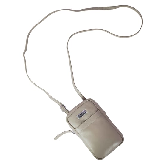 'LEO' Real Leather Crossbody Mobile Phone Bag - Image 4