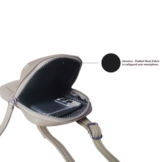 'LEO' Real Leather Crossbody Mobile Phone Bag - Image 5