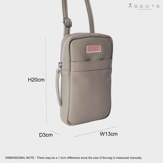 'LEO' Real Leather Crossbody Mobile Phone Bag - Image 6