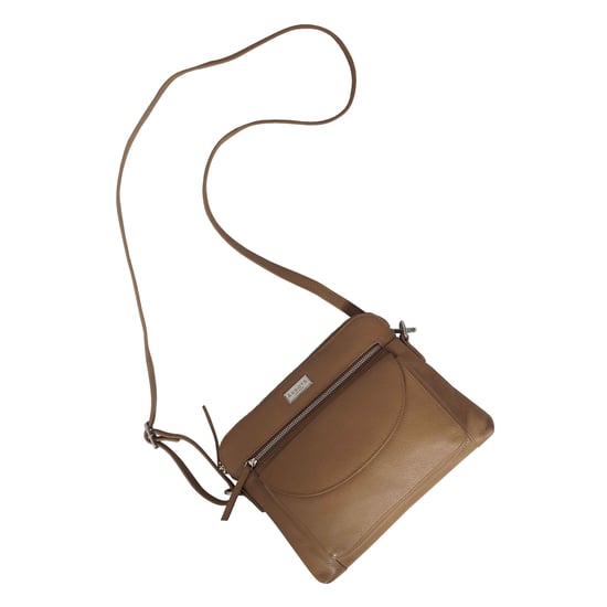 'JEAN' Soft Pebble Grain Real Leather Crossbody Bag - Image 4