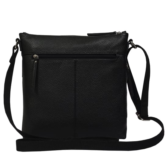 'CORI' Pebble Grain Soft Real Leather Crossbody Bag - Image 4