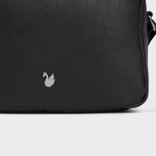 'AVON' Soft Nappa Full Grain Real Leather Crossbody Bag - Image 2