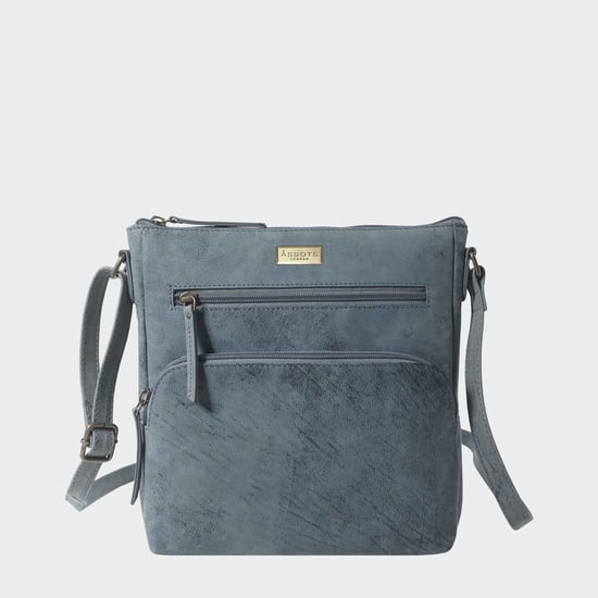 'AGATHA' Real Leather Crossbody Bag - Image 1