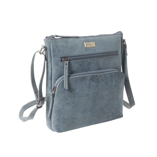 'AGATHA' Real Leather Crossbody Bag - Image 4