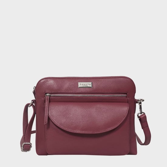 'JEAN' Soft Pebble Grain Real Leather Crossbody Bag - Image 1