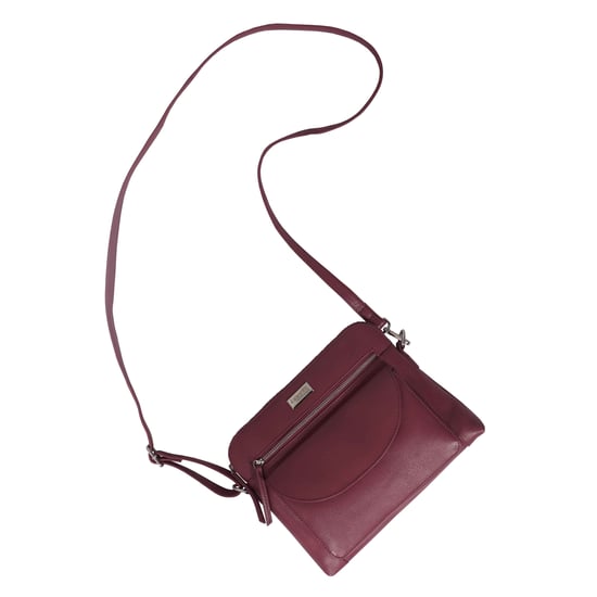 'JEAN' Soft Pebble Grain Real Leather Crossbody Bag - Image 4