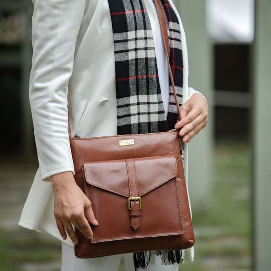 'HOXTON' Vintage Real Leather Crossbody Sling Bag - Image 2