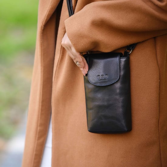 'THEA' Real Leather Mobile Phone Crossbody Bag - Image 2