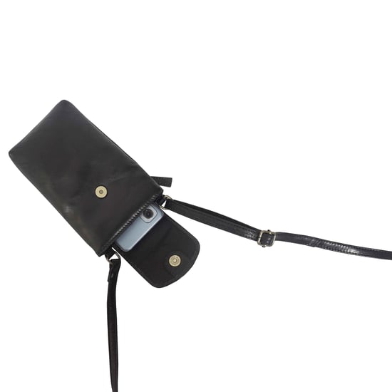 'THEA' Real Leather Mobile Phone Crossbody Bag - Image 5