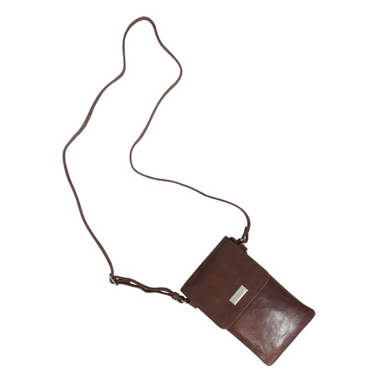 'MARIA' Full Grain Real Leather Crossbody Phone Bag - Image 4