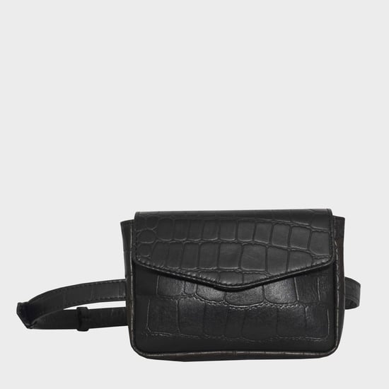 CAMELLA' Croc Leather Bum Belt Waist Festival Bag - Image 1