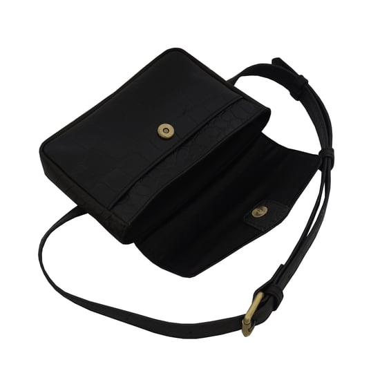 CAMELLA' Croc Leather Bum Belt Waist Festival Bag - Image 4