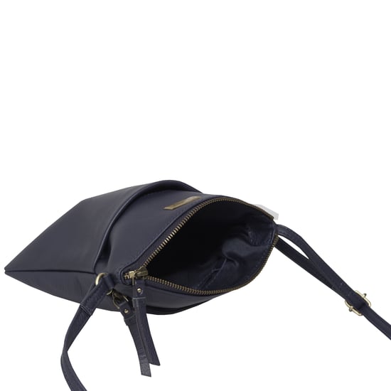 'LINBY' Pebble Grain Leather Crossbody Sling Bag - Image 5