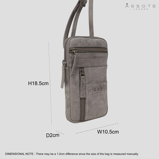 'BROOKE' Real Leather Mobile Phone Crossbody Bag - Image 6