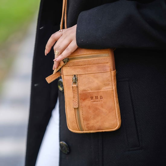 'BROOKE' Real Leather Mobile Phone Crossbody Bag - Image 2
