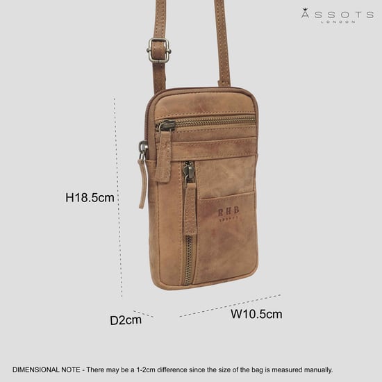'BROOKE' Real Leather Mobile Phone Crossbody Bag - Image 6