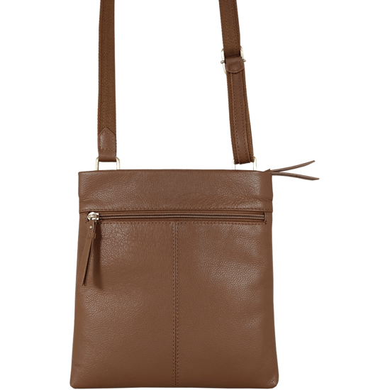 'FLORENCE' Pebble Grain Leather Crossbody Sling Bag - Image 4