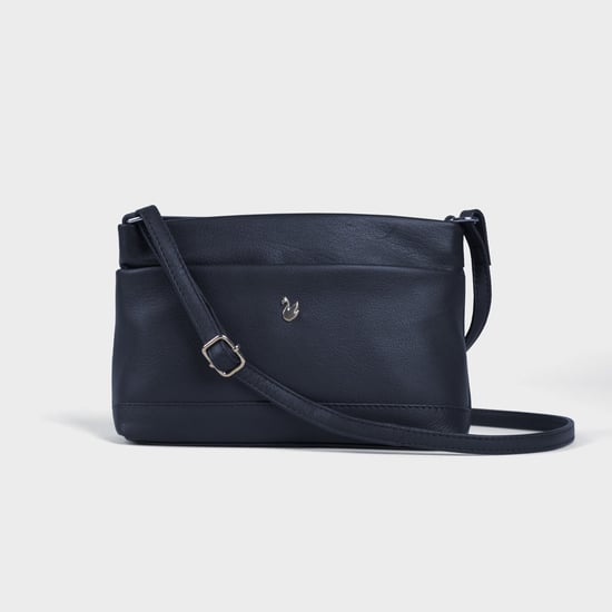 'SANDRA' Soft Nappa Full Grain Real Leather Crossbody Bag - Image 1