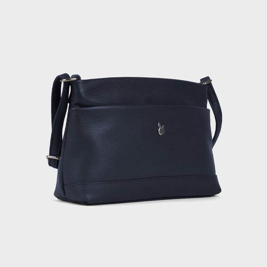 'SANDRA' Soft Nappa Full Grain Real Leather Crossbody Bag - Image 2