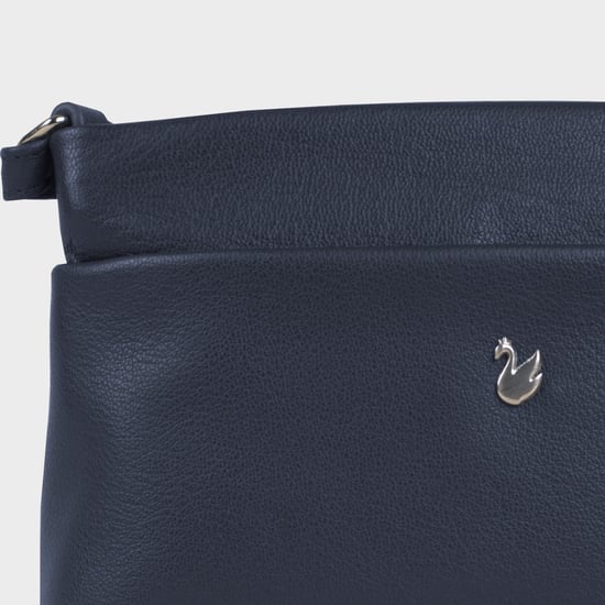 'SANDRA' Soft Nappa Full Grain Real Leather Crossbody Bag - Image 3