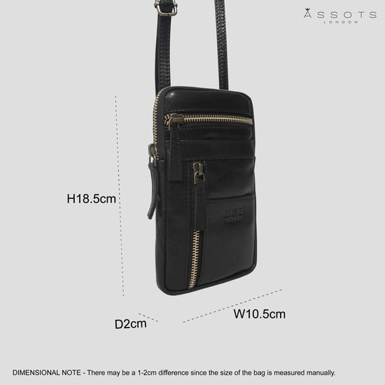 'BROOKE' Real Leather Mobile Phone Crossbody Bag - Image 6