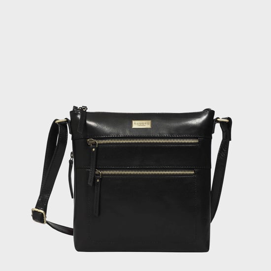 'CORI' Polished Vegetable Tanned Real Leather Crossbody Bag - Image 1