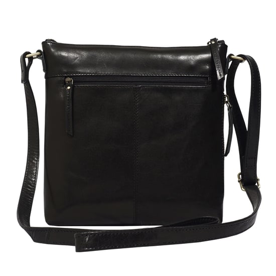 'CORI' Polished Vegetable Tanned Real Leather Crossbody Bag - Image 3