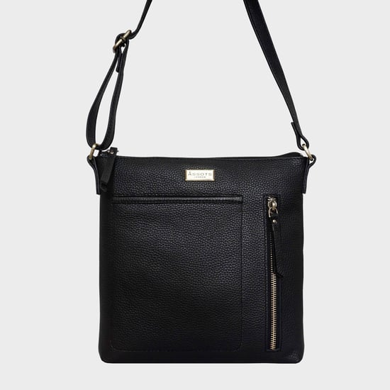 'EDITH' Pebble Grain Leather Crossbody bag - Image 1