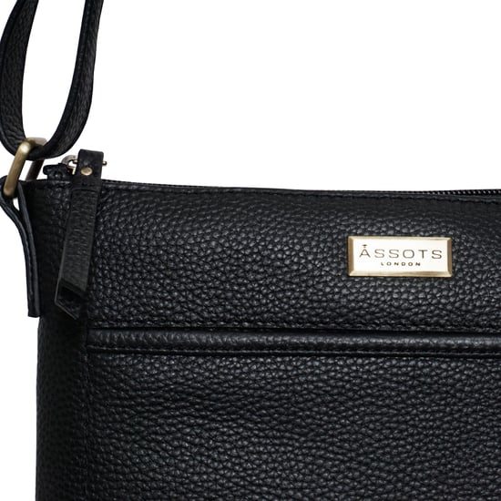 'EDITH' Pebble Grain Leather Crossbody bag - Image 3