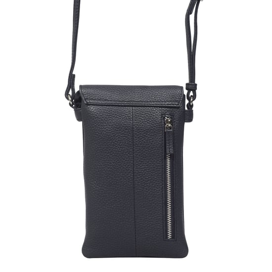 'MARIA' Full Grain Real Leather Crossbody Phone Bag - Image 3