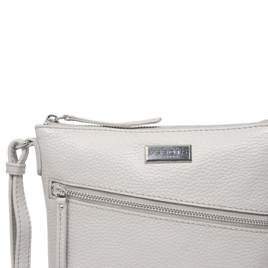 ROSY' Pebble Grain Soft Real Leather Crossbody Bag - Image 3