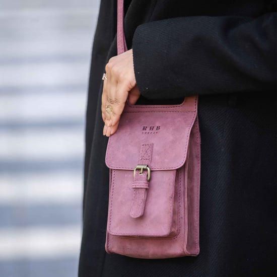 'MYLA' Real Leather Mobile Phone Crossbody Bag - Image 2