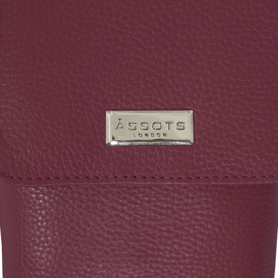 MARIA' Full Grain Real Leather Crossbody Phone Bag - Image 3