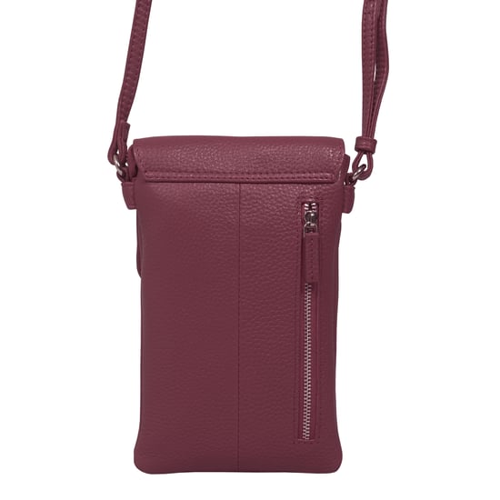 MARIA' Full Grain Real Leather Crossbody Phone Bag - Image 4