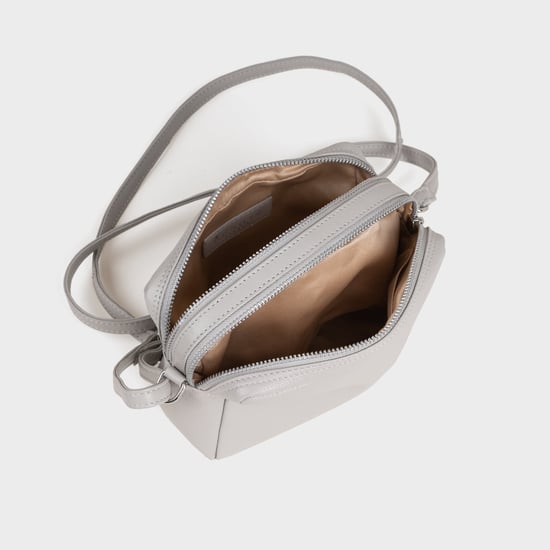 'AVON' Soft Nappa Full Grain Real Leather Crossbody Bag - Image 5