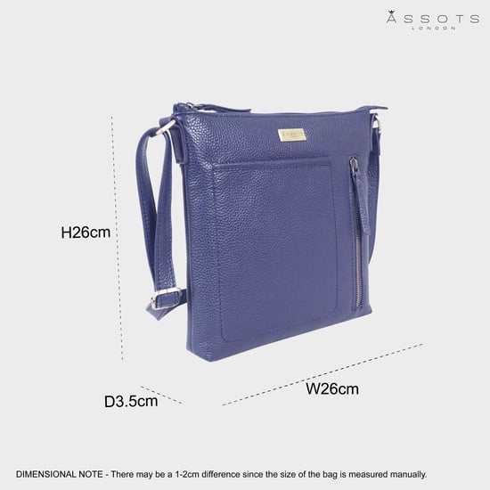 'EDITH' Pebble Grain Leather Crossbody bag - Image 5