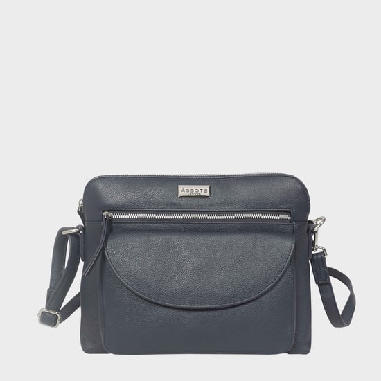 'JEAN' Soft Pebble Grain Real Leather Crossbody Bag - Image 1