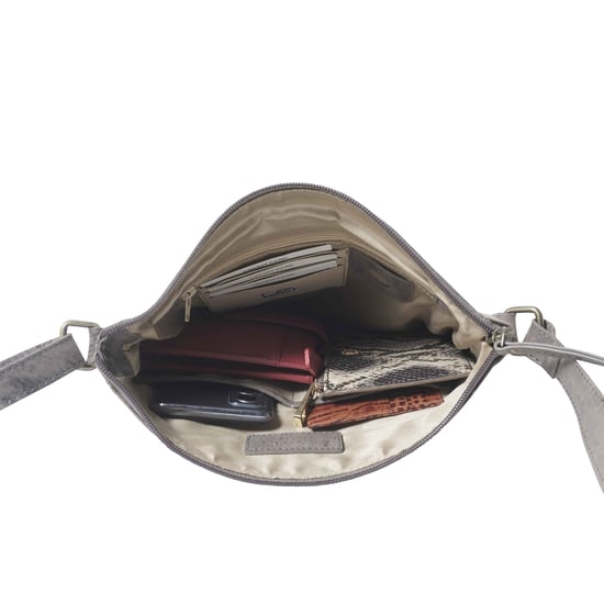 'AGATHA' Real Leather Crossbody Bag - Image 6