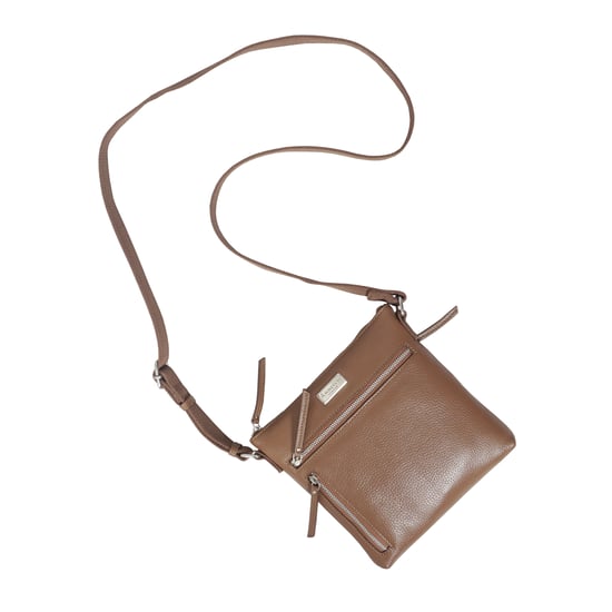RUE' Soft Pebble Grain Leather Crossbody Bag - Image 4