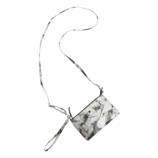 'TODD' Tie Dye Real Leather Crossbody Wristlet Bag - Image 4