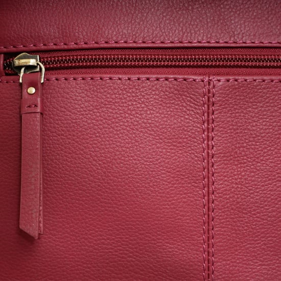 'FLORENCE' Pebble Grain Leather Crossbody Sling Bag - Image 3