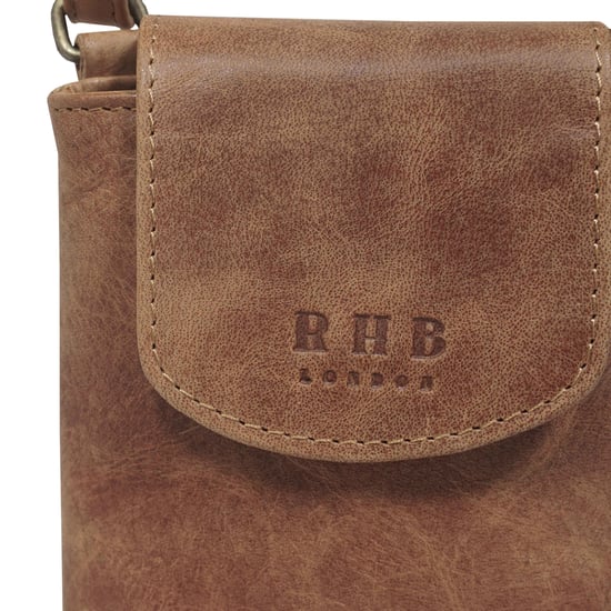 'THEA' Real Leather Mobile Phone Crossbody Bag - Image 3