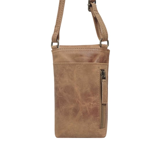 'THEA' Real Leather Mobile Phone Crossbody Bag - Image 4